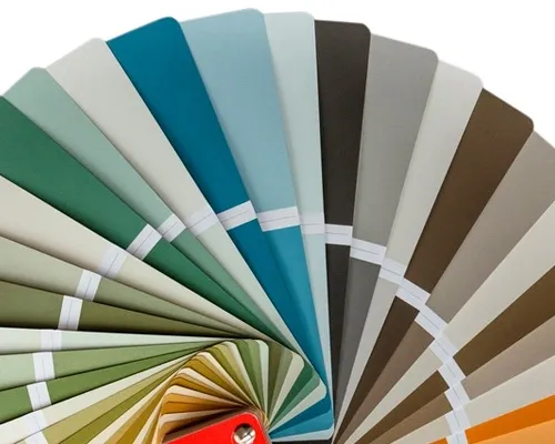 Image of Vinyl Siding samples with varieties of colors